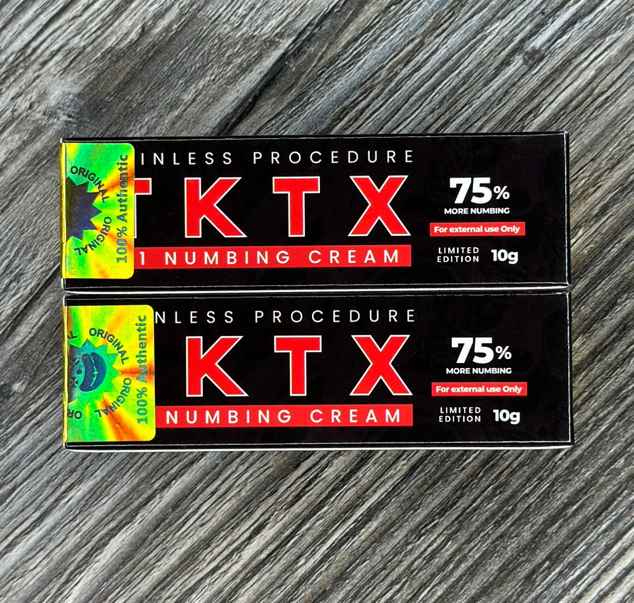 2 Pack TKTX Cream Black 75%